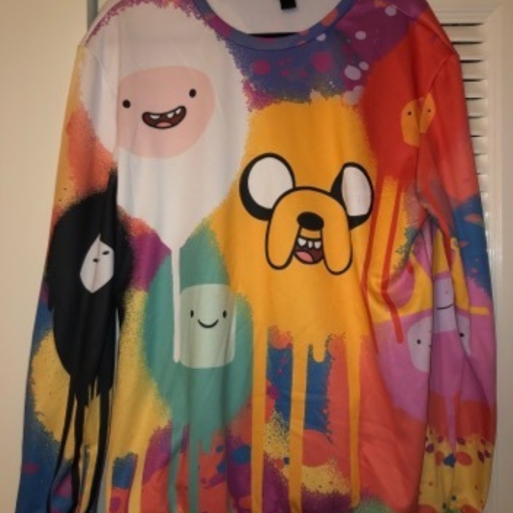 Adventure Time Sweater (NEVER WORN)